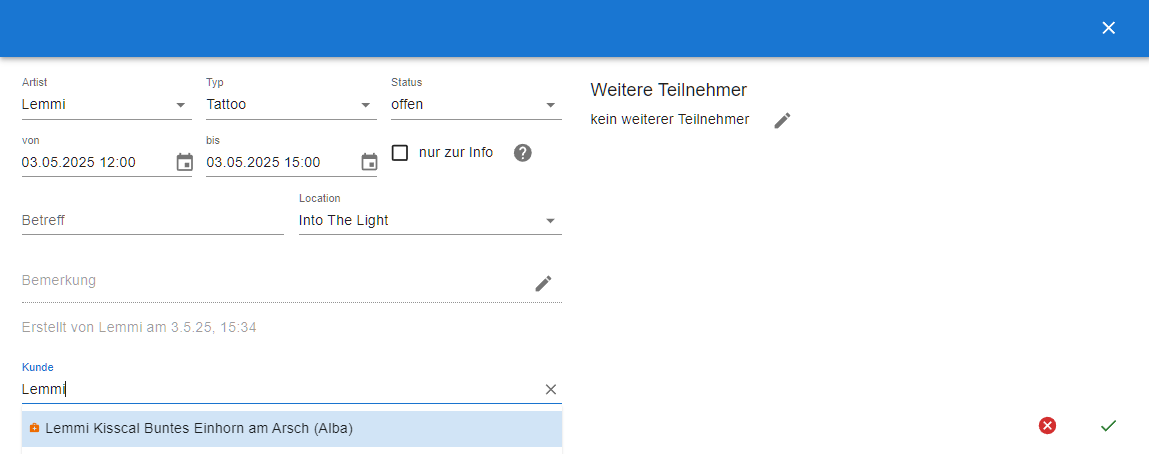 03 Terminerfassung Kundensuche