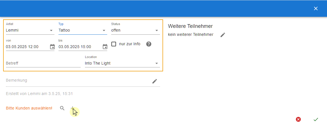 03 Terminerfassung