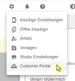 01 Einstellungen Kunden Portal