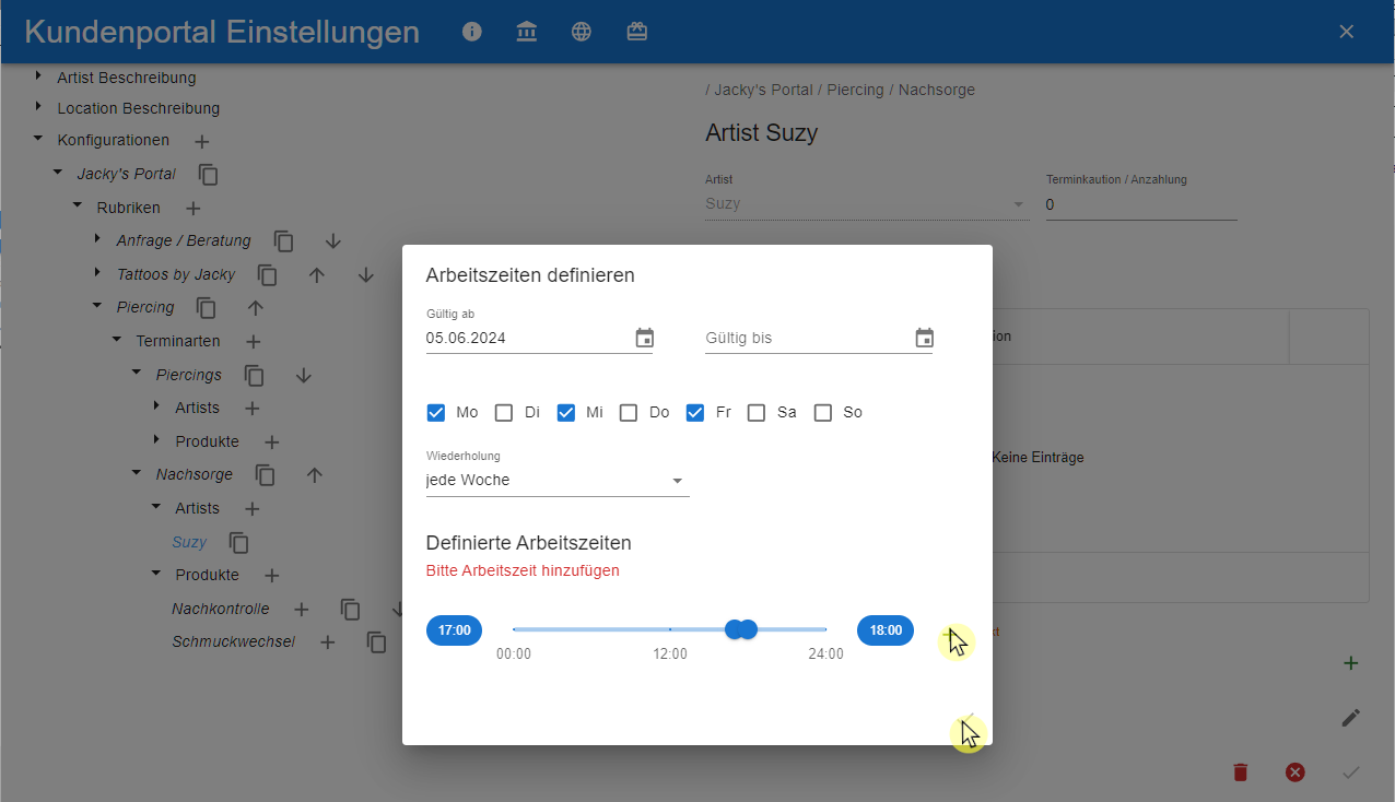 82 Sonder Arbeitszeiten