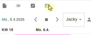 01 Schichtplan Menue