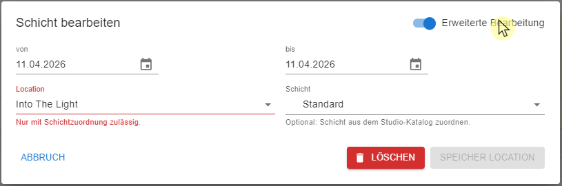 06 Schicht EditExt