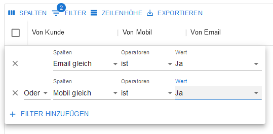 05 Spalten Filter