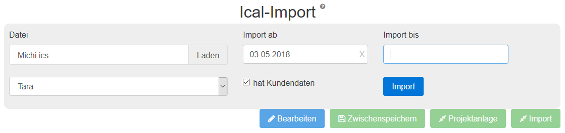 08 Import Dateiauswahl