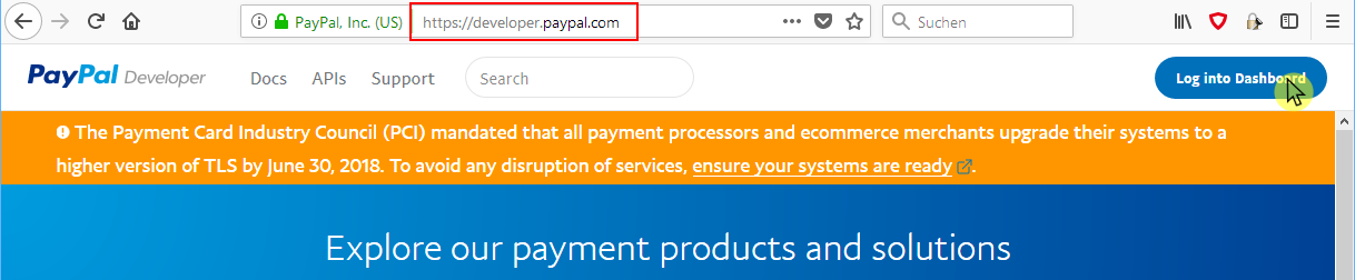 01 paypal developers login