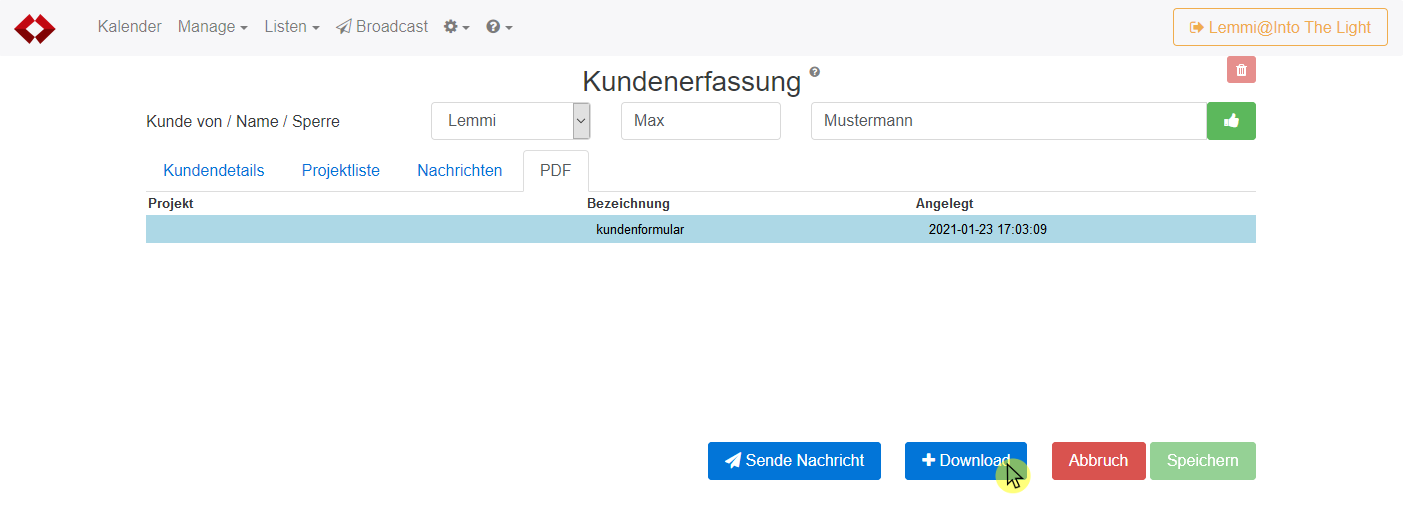 30 kisscal Formular download