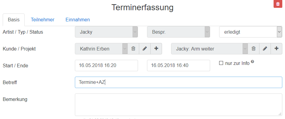 09 Terminerfassung Bespr Termin