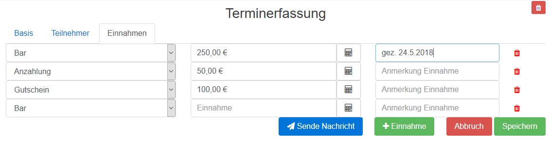 21 Einnahmen verspaetete Zahlung