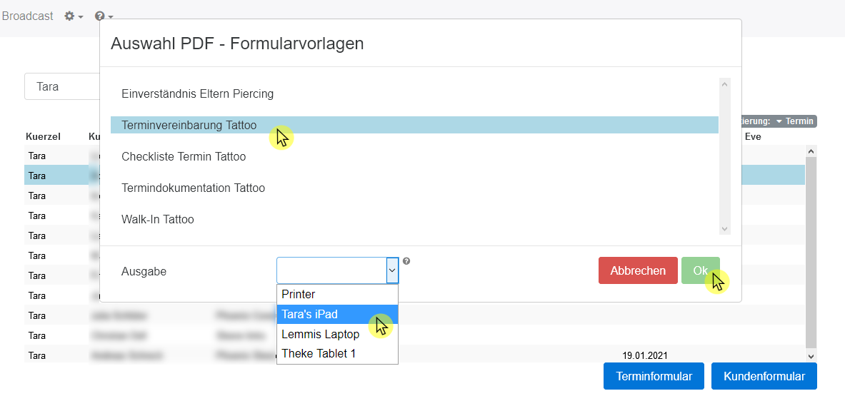 08 Formular aufrufen