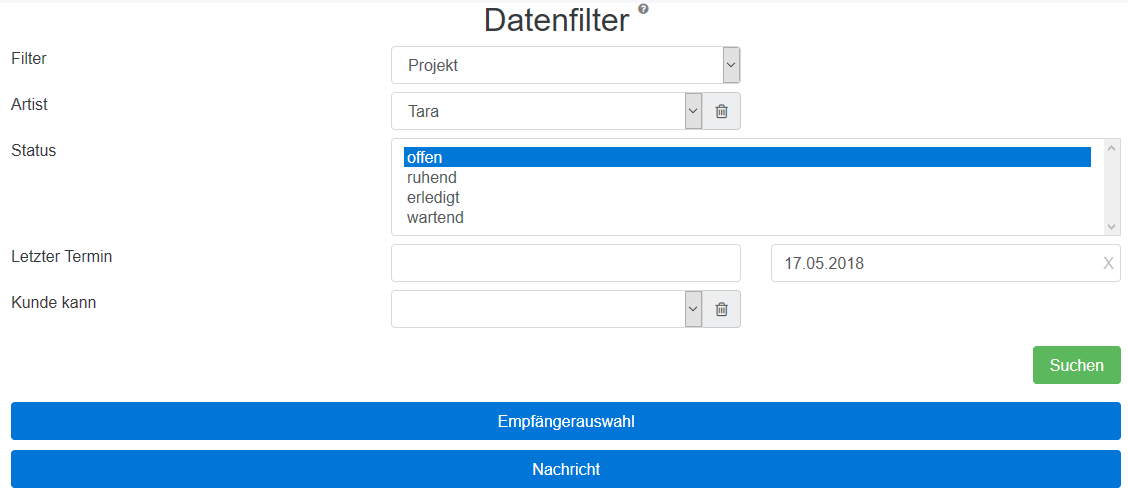 12 Broadcast Datenfilter