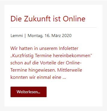 Beispiel Infoletter kiss Solutions